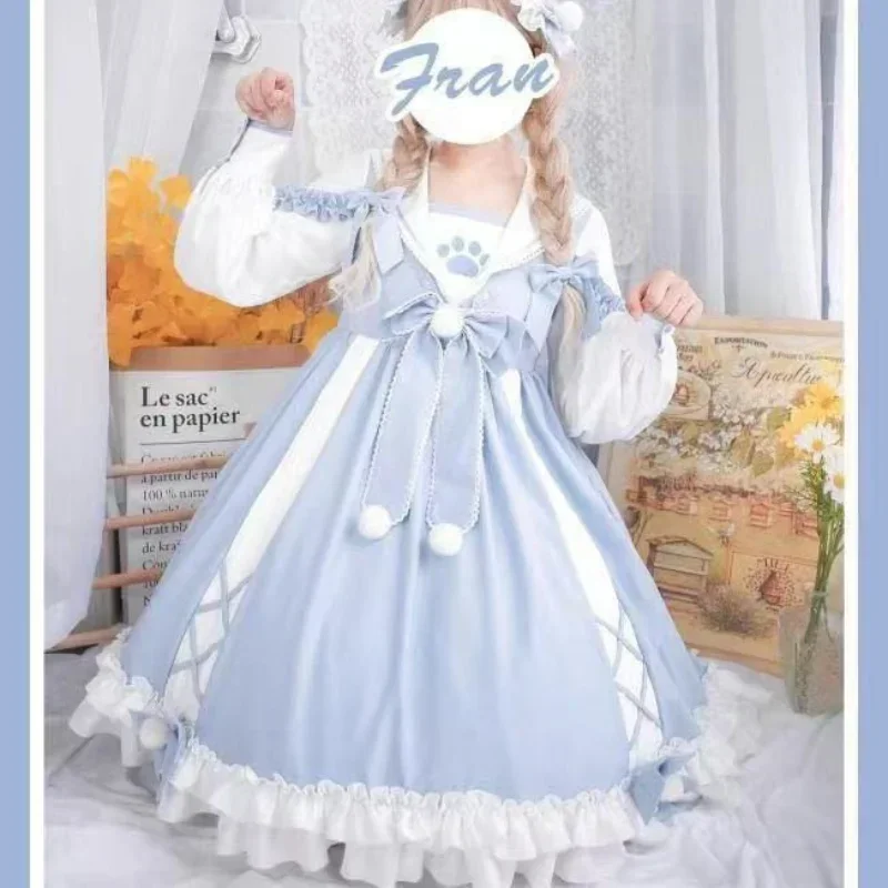 Cat Claw Lolita Dress Kawaii Dress Oversized Short Sleeve Princess Large Size 4xl 150kg lolita dress