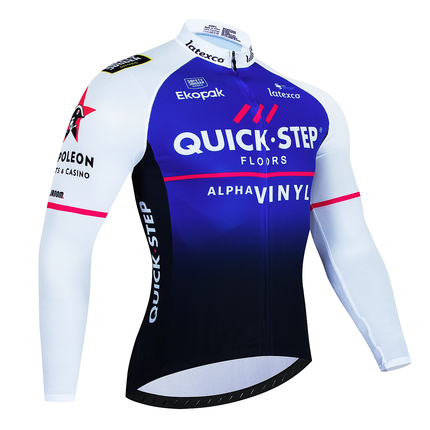 Quick Step Spring and Autumn Cycling Clothes Long sleeved Men's Mountain Bike Shirt Team Bike Wear Summer Outdoor Clothes bike cycling clothes