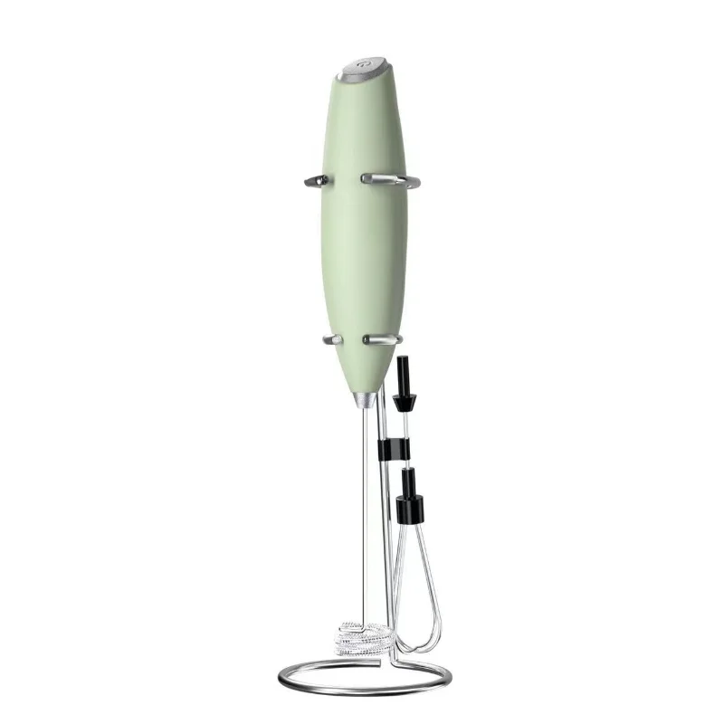 Electric Milk Frother 1PC Home Small Handheld Cordless Whisk Coffee Creamer Egg Milk Stirring Stick 4
