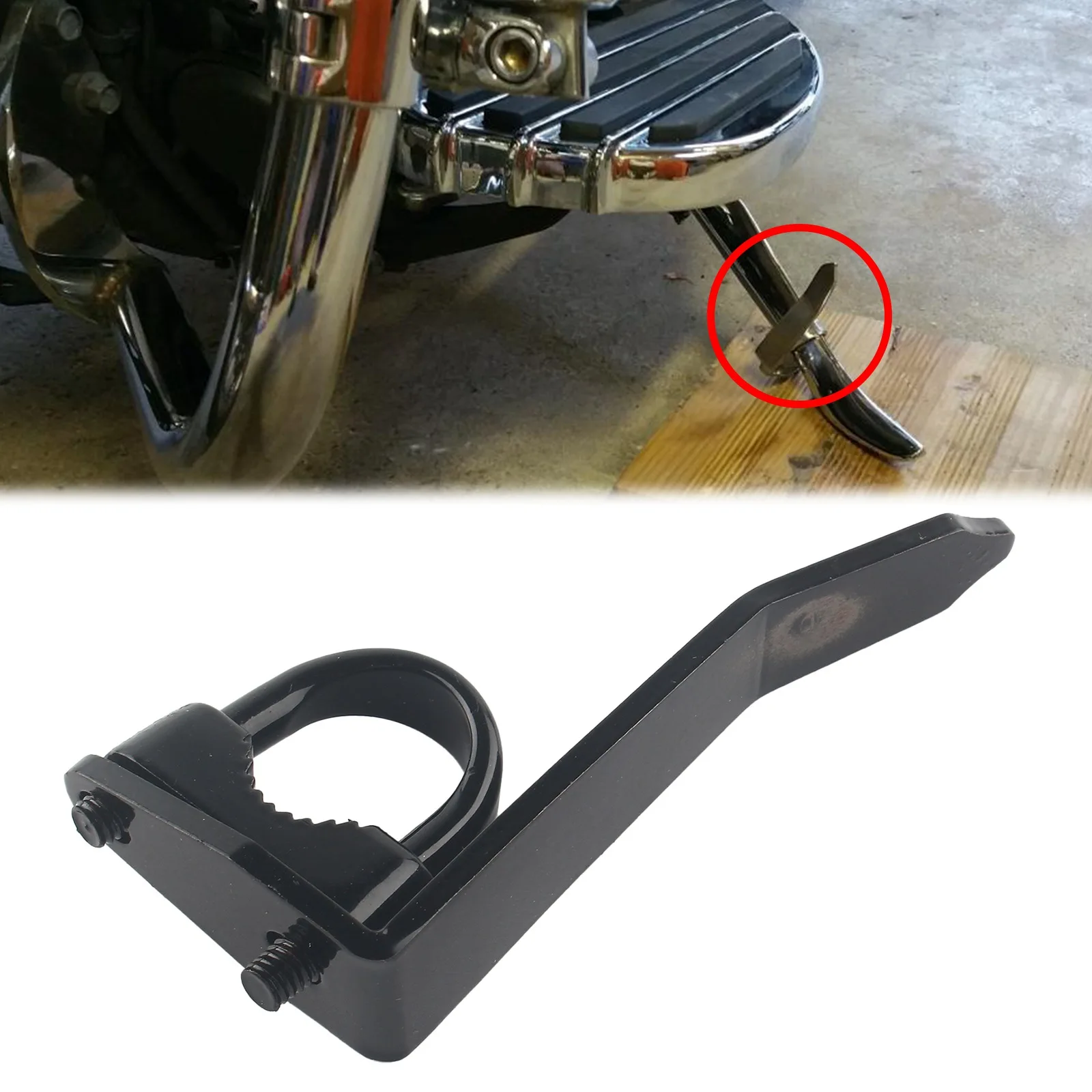 

Universal Motorcycle Side Stand Kickstand Extension Moto Parts For Honda Kawasaki Yamaha XVS 650 V-Star Classic XVS 1100 Custom