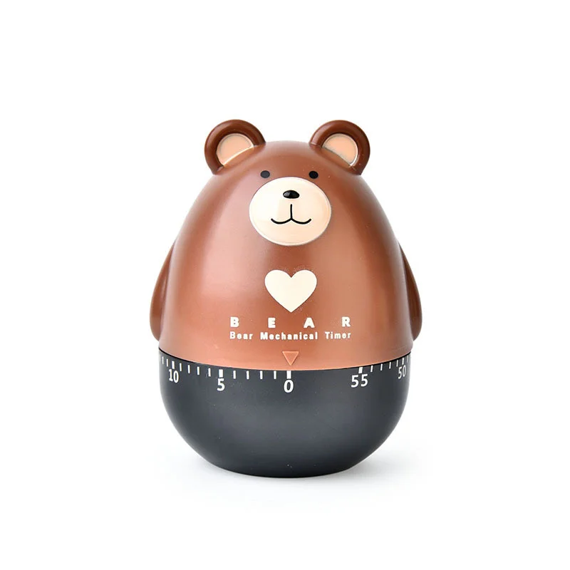 10PCS Cartoon Animal Shape Kitchen Timer