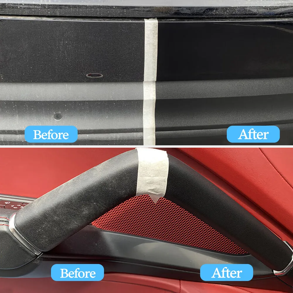 Plastic Restorer HGKJ S24 Coating For Auto Plastic Trim Rubber Renovator Repair Clean Gloss Black Shine Seal Brighten Retread 2