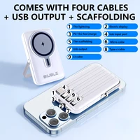 Wireless Magnetic power bank Wireless fast charging up to 22.5w with LED digital power display