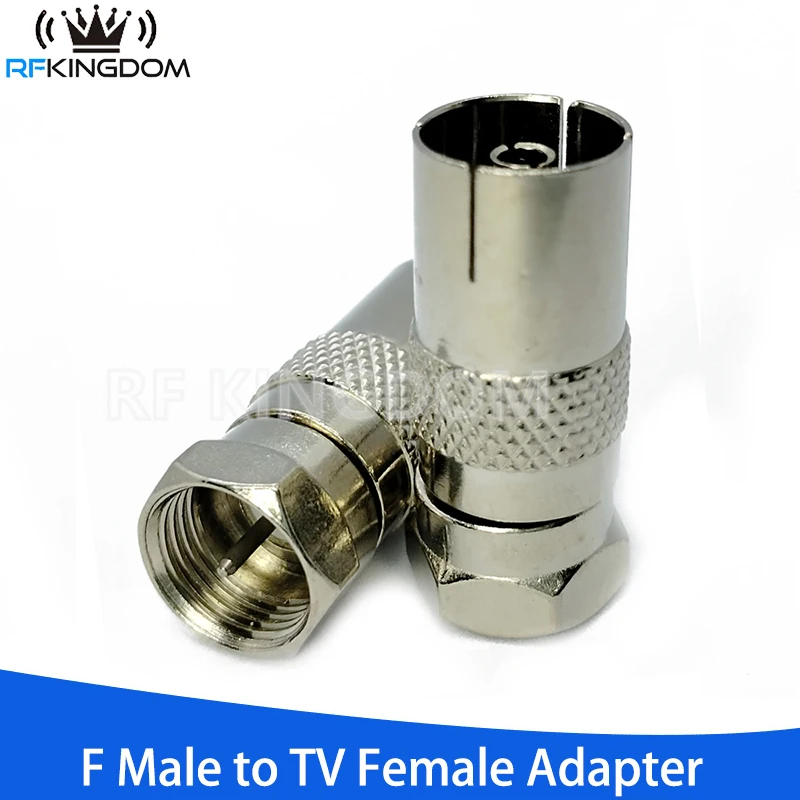 Adattatore Coassiale JOYKK - SMA Femmina A TV IEC Maschio, Nichelato E Placcato Oro, Impedenza 50 Ohm