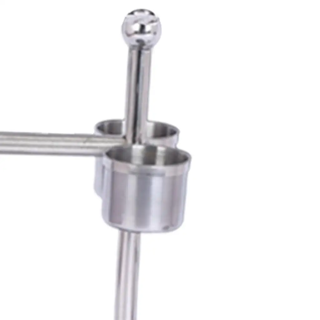 Bird Parrot Stainless Steel Stand Climbing Playing Cage Perch Toy