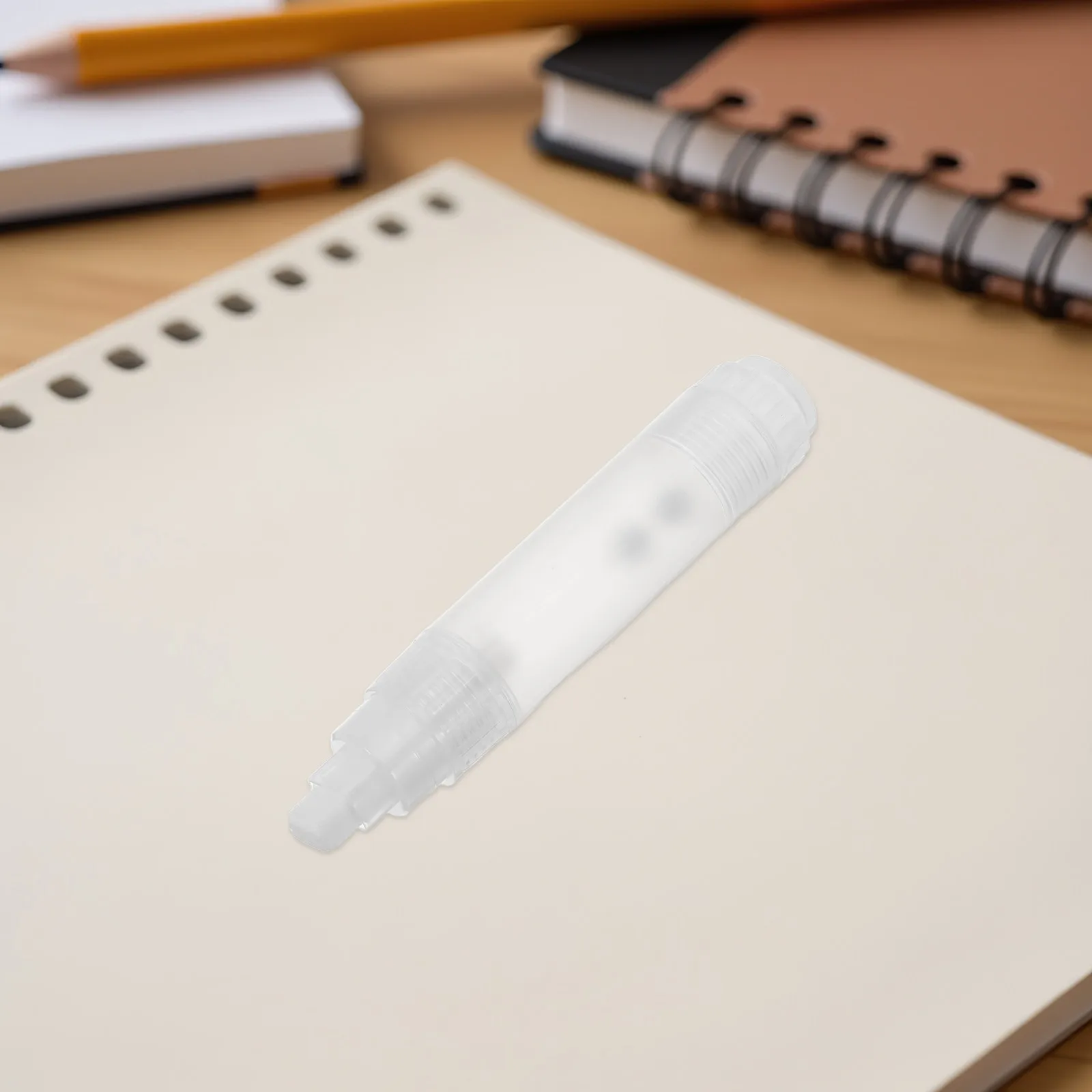 2Pcs 빈 리필 가능 페인트 펜 10Mm 플랫 포인트 아크릴 마커 목재 금속 플라스틱 야외 예술 산업 수리용