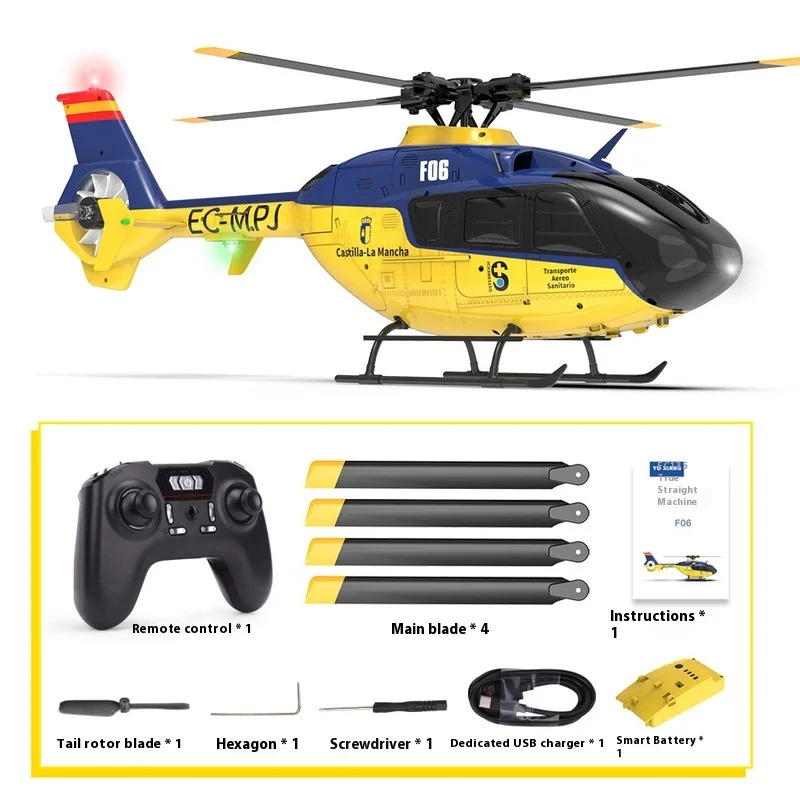 Yuxiang New Product F06rc Electric Remote Control Helicopter