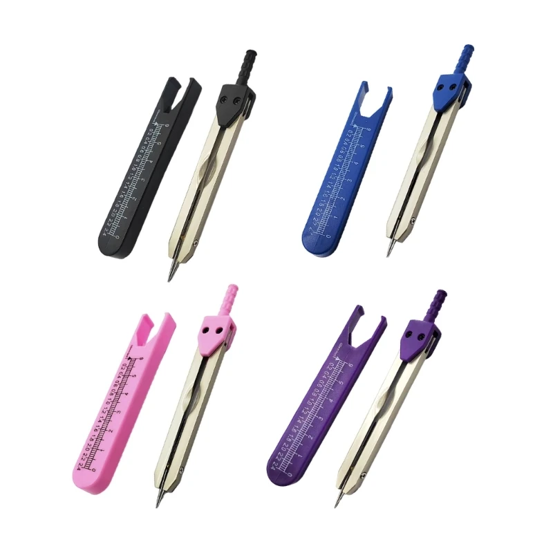 

ECG Divider Professional Advanced Stainless Steel Calipers With Protective Cover Ruler Measure Divider Dropship
