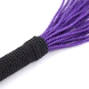 50cm Nylon Binding Handle Nylon Tassels Horse Whip Riding Crop Flogger Paddle Slapper Horse Training Dressage Whips 5