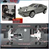 LD1804 RC Car LD1802 RC Drift Car 1/18 Model ESP 2.4G 2WD LED Lights Full Scale Controlled Model Children Car Toys Gifts 2