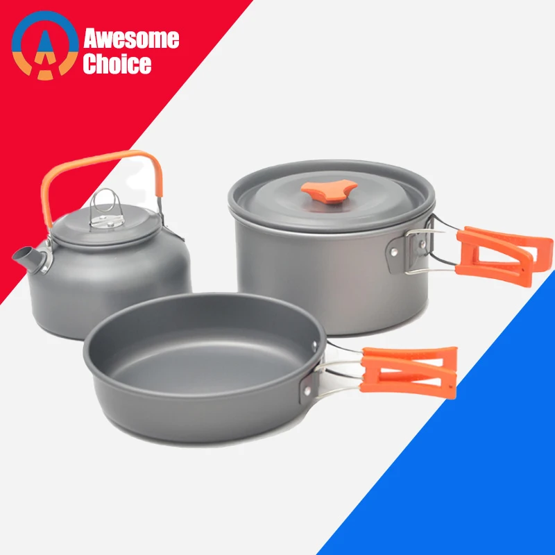 Quality Camping Cookware Outdoor Cookware Set Camping Tableware Cooking