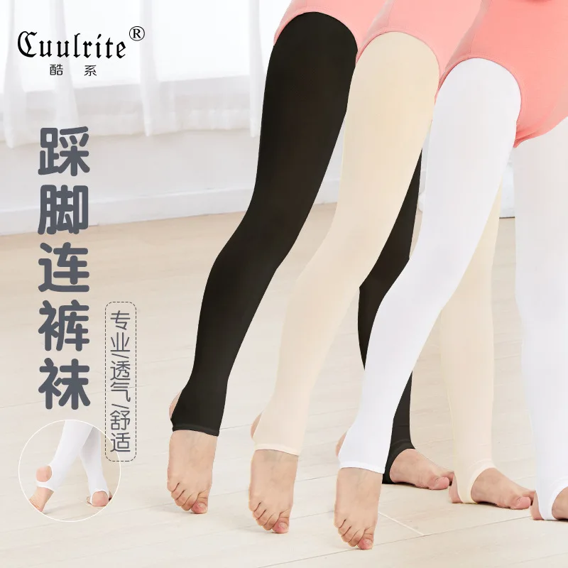 

Kids Girls Children Dance Socks Velvet Ballet Practice Pantyhose Digging Holes Stretchy Thin Pantyhose Gymnastic tights