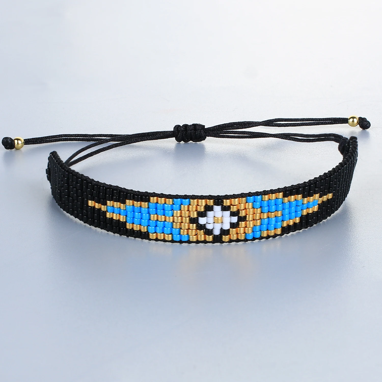 KELITCH Women Pearl Bracelets Wax Rope Wrap Bracelets Miyuki Beads  Friendship Jewelry for Summer