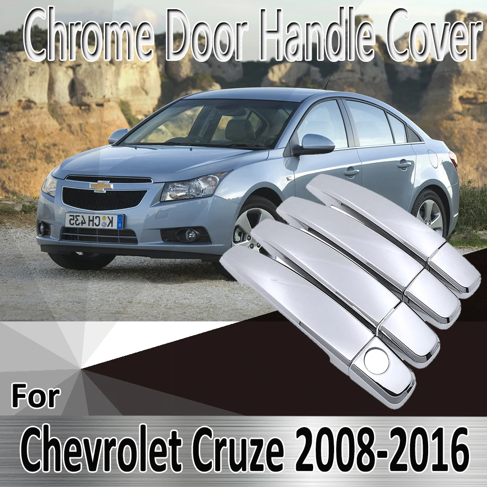 

Для Chevrolet Cruze Daewoo Lacetti 2008 ~ 2016 Стильные наклейки украшение хромированная крышка дверной ручки ремонт автомобильные аксессуары