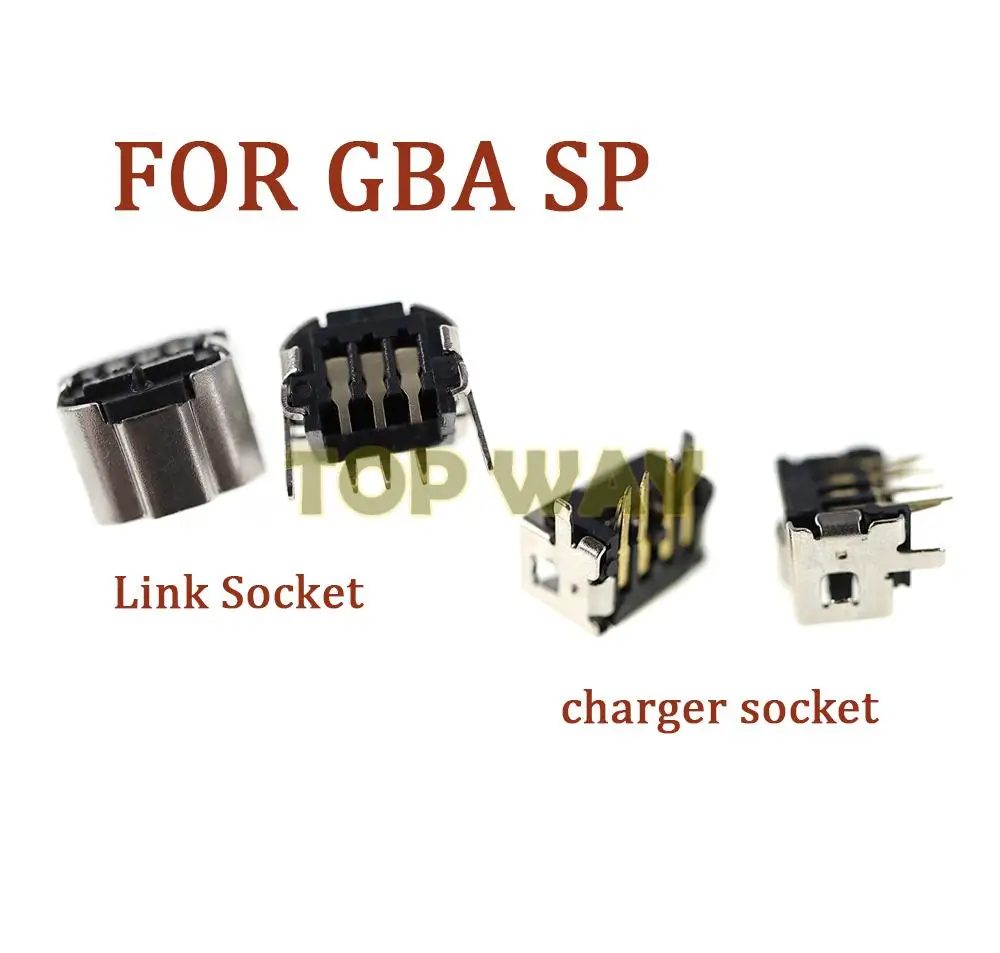 2Pcs 2 Player Game Link Connect Jack Connector Plug Connect Port Jack Per Nintendo Gameboy Advance Gba Sp Presa Di Ricarica