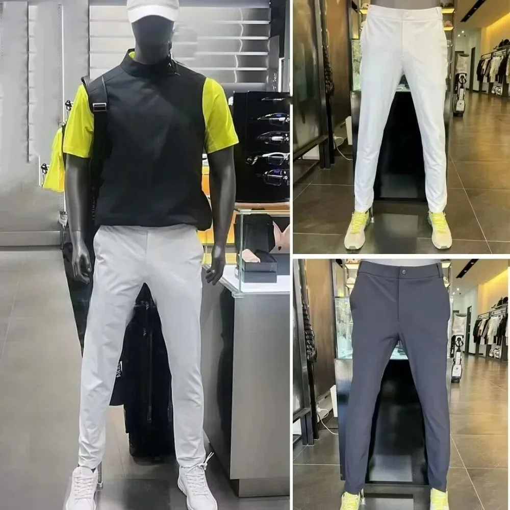 pantalon-de-golf-elastique-sans-fer-pour-hommes-vetements-de-sport-polyvalents-utilisation-de-loisirs-printemps-ete-nouveau