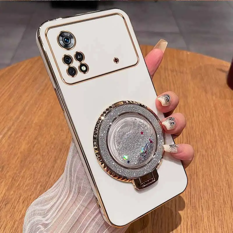 X4Pro Circular Support Plating Phone Case Cover