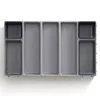 7pcs Drawer Kitchen Storage Box Cutlery Organizer Free Combination Separated Multifunction Sundries Stationery Desk Storage tray 5