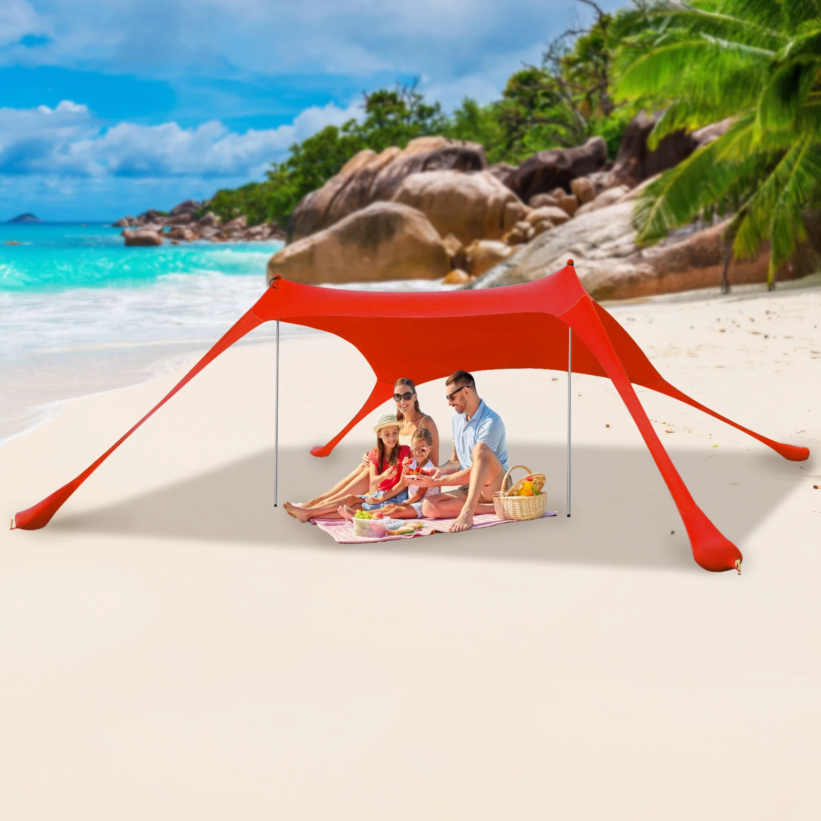 Portable Beach Sun Shelter Tent 3
