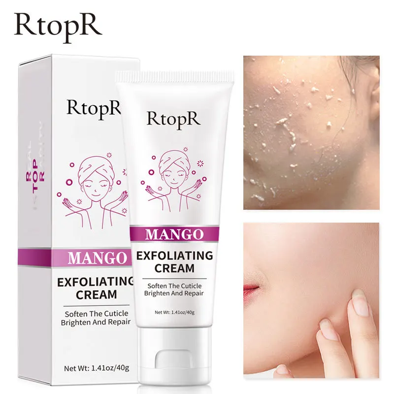 

Face Exfoliating Cream Skin Care Whitening Moisturizer Repair Facial Scrub Cleaner Acne Blackhead Treatment Remove Face Cream