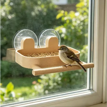 Window Bird Feeder with Suction Cup 1