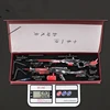 Large Size PUBG Toy Guns AWM Weapon Keychain Metal M249 Model Assemble Alloy Light Key Chain Car Pendant Gifts Toy for Kid 5