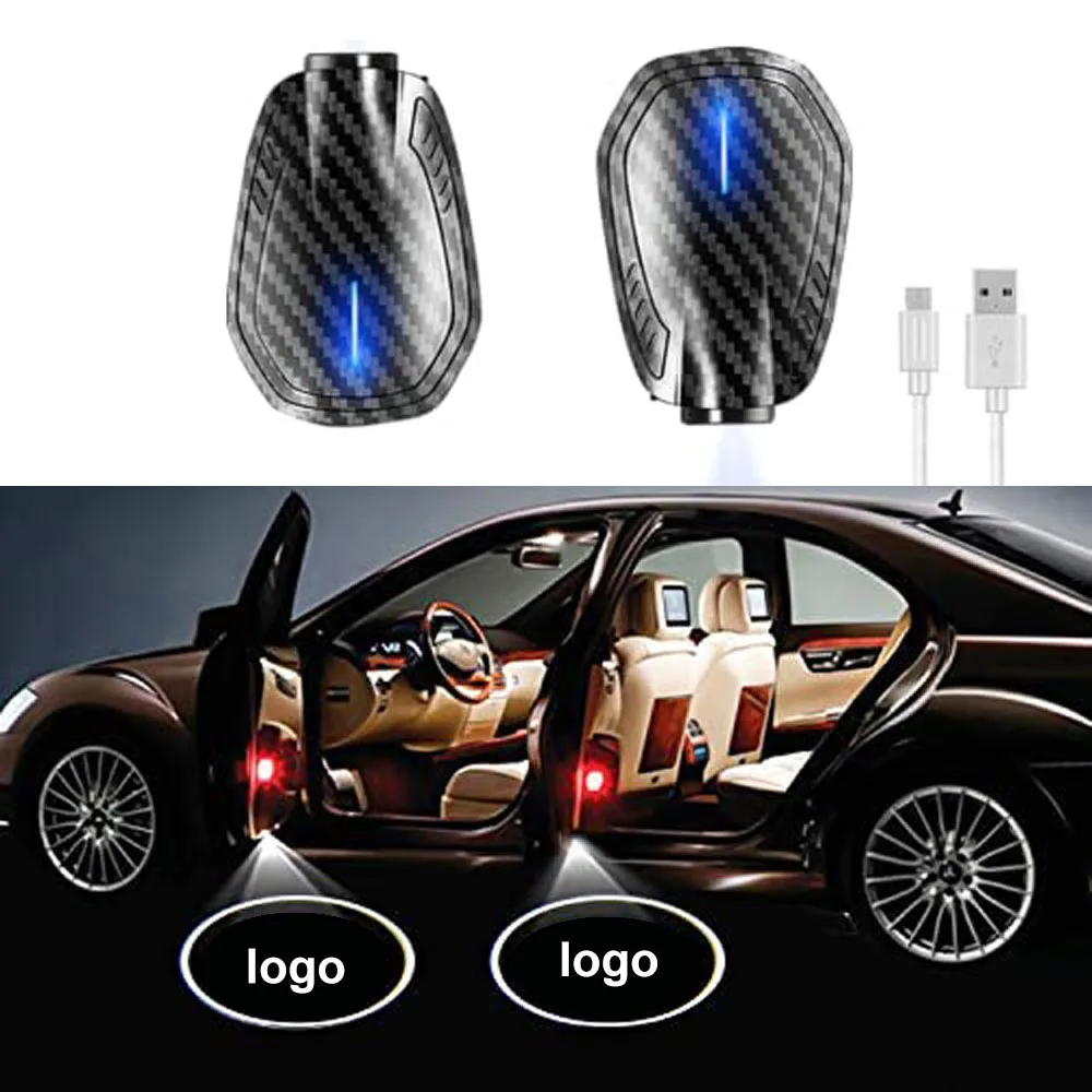 Luz LED De Bienvenida Para Coche, Luz De Bienvenida Para Puerta De Proyecci N 2 Piezas