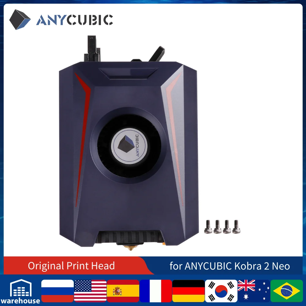 Anycubic Accessorio Testina Di Stampa Originale Per Stampante 3D Anycubic Kobra 2 Neo Fdm