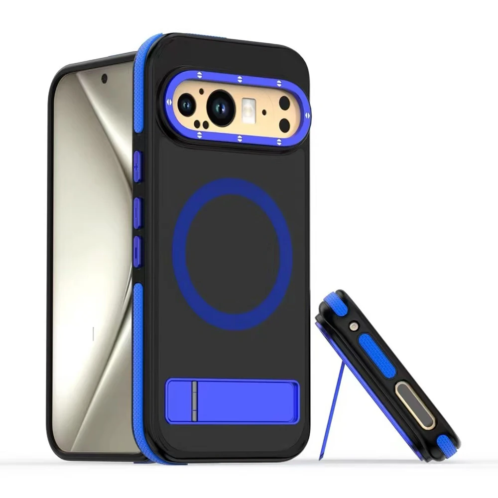 Magnetic Matte Shockproof Armor Phone Case with Magsafe Wireless Charging Compatibility