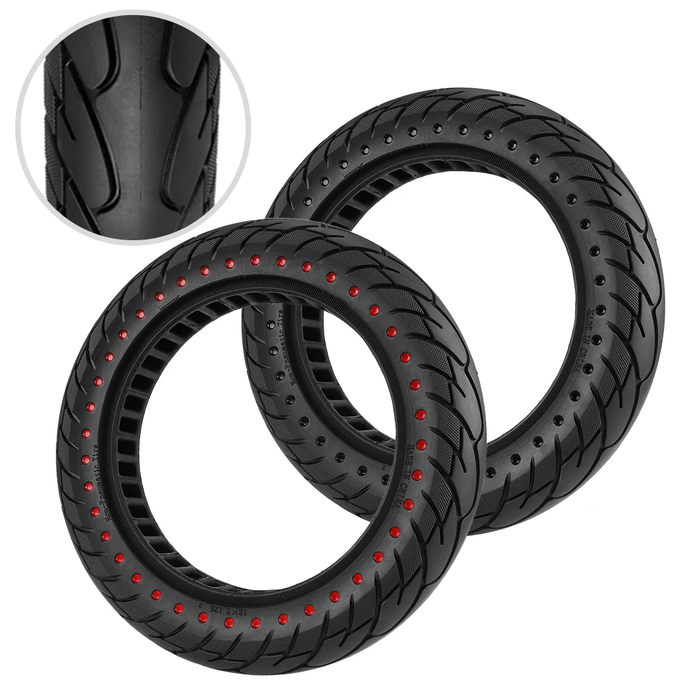 

12 Inch E-Bike Solid Tyre 12 1/2x2 1/4（57-203) Tire E-Scooter 12.5x2.125 Rubber Tires Electric Bicycle Accessories