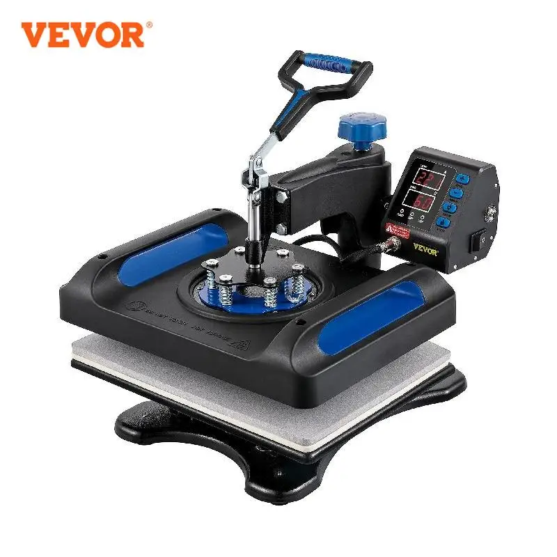 VEVOR Wärme Drücken Maschine 12x15 /15x15 Zoll Schnelle Heizung 360 Schaukel Weg Digitale Sublimation T-shirt vinyl Transfer Drucker