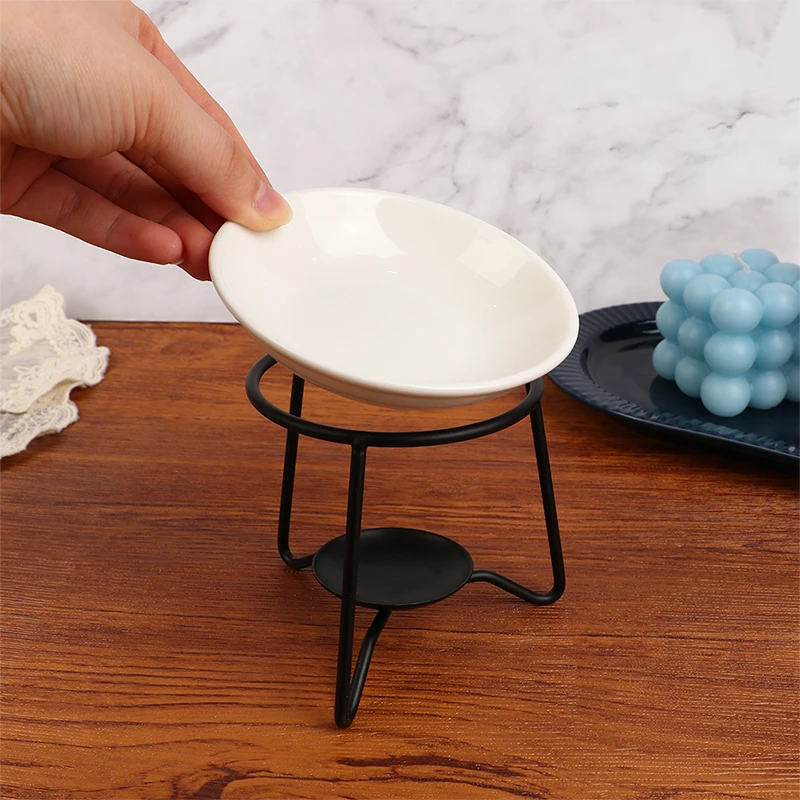 Description Picture 5 of item1Pc Aromatherapy Stove Essential Oil Burner Tealight Holder Candle Pie Burner Aroma Diffuser Decor Spa Meditation Home Ornament