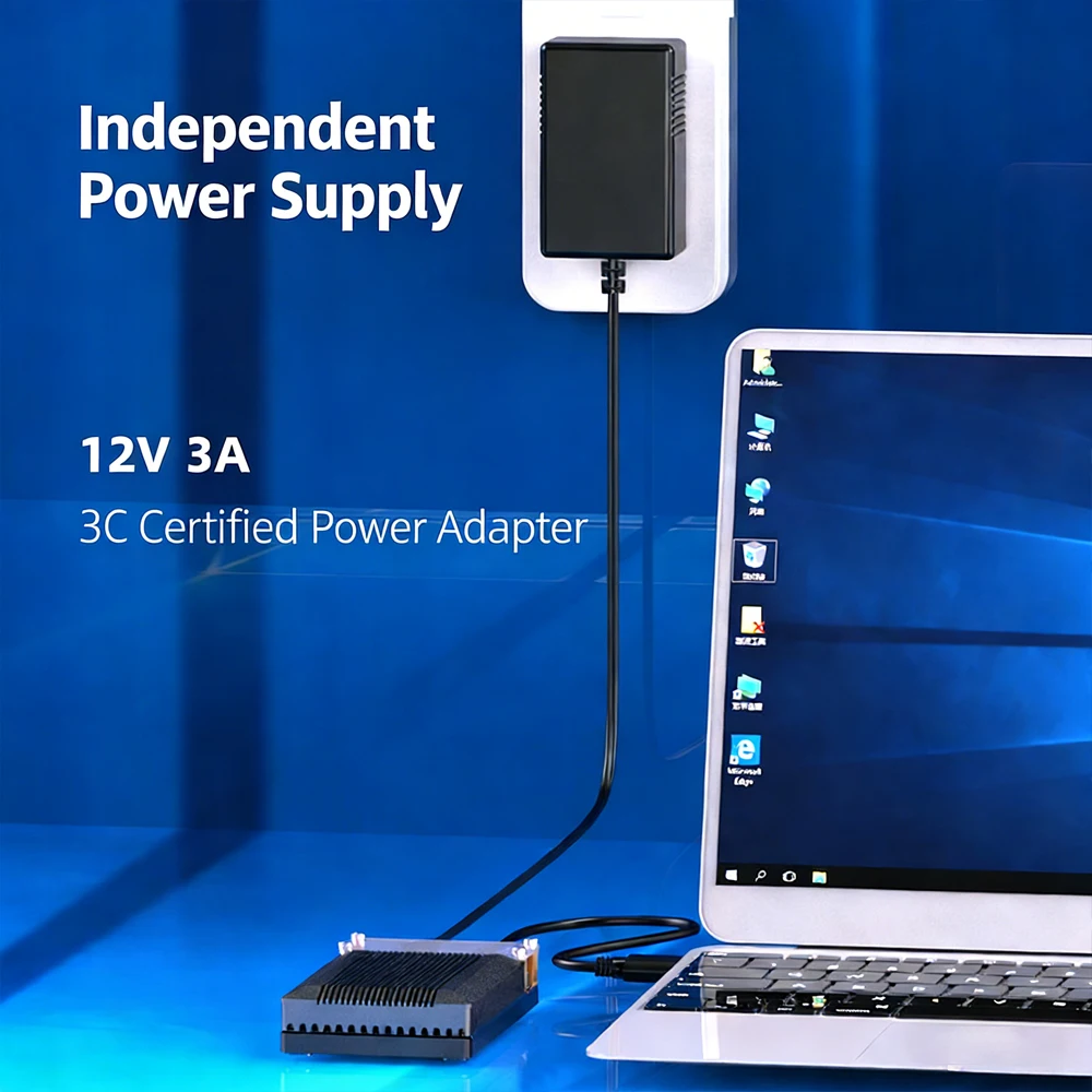 MAIWO U.2 SSD 케이스 2.5인치 U.2 PCI-E NVME SSD 인클로저 10Gbps USB 3.2 Gen2 Type-C U.2 하드 드라이브 어댑터 박스 툴리스 PC용