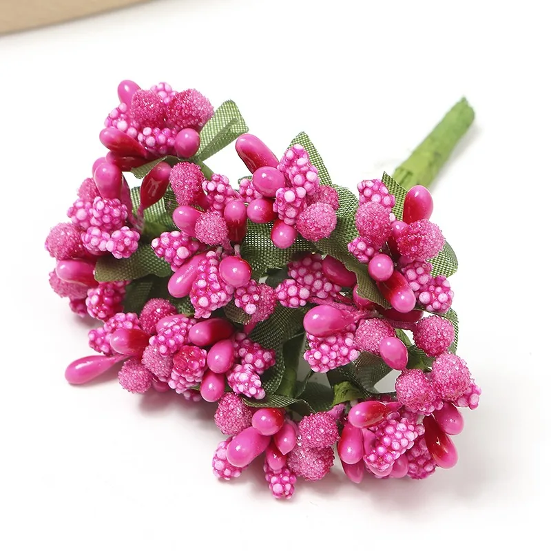 GJHL Artificial Flower 12/36/72/144 Pcs Handcraft Artificial Flowers Stamen : GJHL Artificial Flower 12⁄36⁄72⁄144 Pcs Handcraft