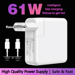 High - Power USB - C Laptop Charger with Smart Chip Technology (EU Plug)