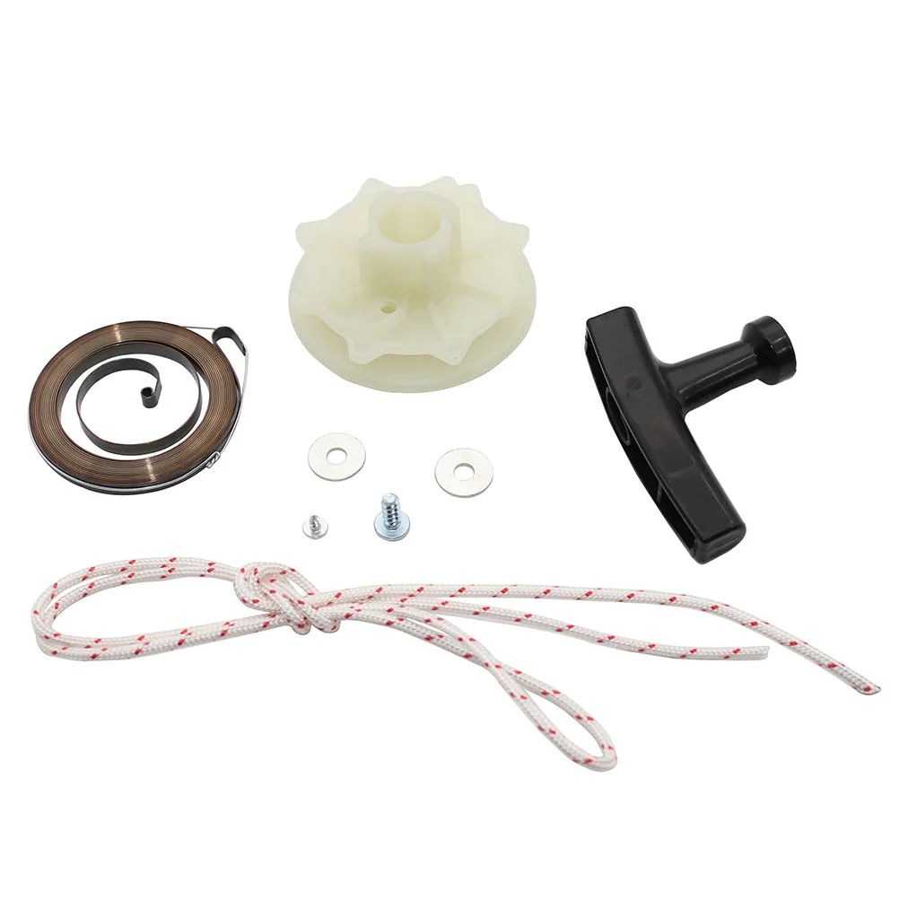 

Recoil Spring+Starter Pulley+Starter Handle+Rope Kit For Poulan 1900 1950 1950LE 1975 1975LE 2025 2050 2055 2050LE 2050WT 2150