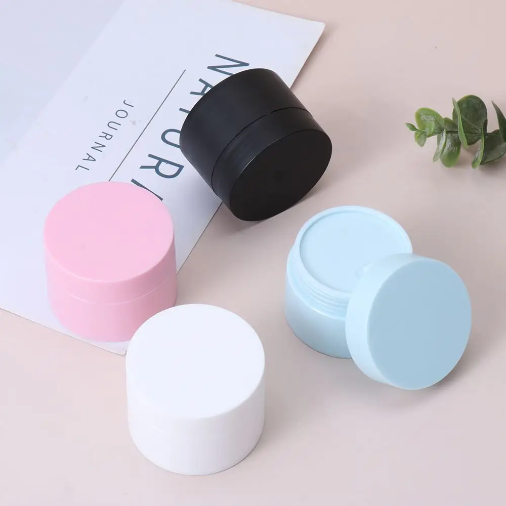 

1Pcs Empty Tight Waist Container Travel PP Facial Cream Jar Cosmetic Plastic Box Cosmetic Refillable Bottle 5g /15g/20g/30g/50g