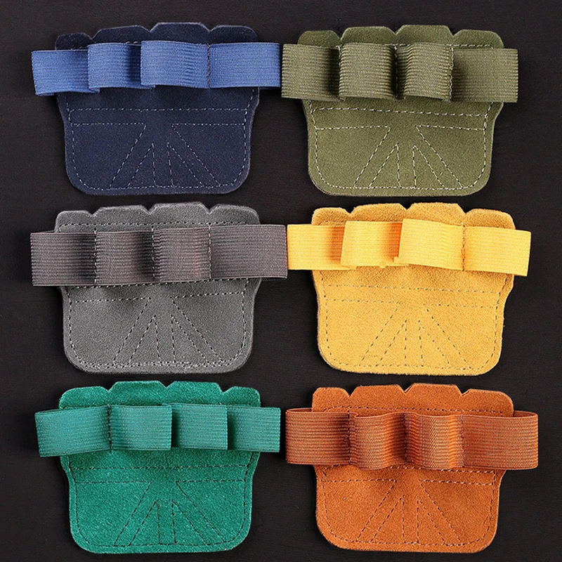 Farabi Sports Guanti Per Sollevamento Pesi Guanti Da Palestra In Vera Pelle Guanti Da Barra Per Supporto Polso Da Allenamento (X-Small, Black/Grey - Foto 11