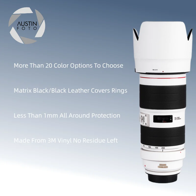 Ef70-200 Lens Decal Skin Per Canon Ef 70-200Mm F/2.8L Is Ii Usm Lens Guard Wrap Film Anti-Scratch Protector Sticker Cover
