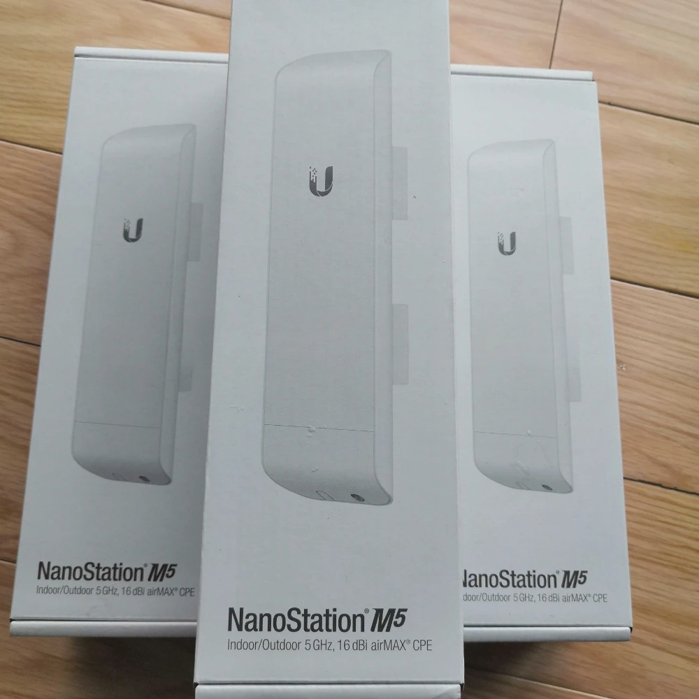 Per Nanostation Originale Ns M5 5.8G Wireless Bridge Coverage Bridge Monitoring Security 1 Pz