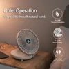 2024 Best Sellers 2IN1 Folding Desktop Fan Portable Air Conditioner Wall Mounted Fan Rechargeable With 3 Gears for Home Office 5