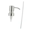 Press Head Soap Pump Bottle Dispenser Hand Jar Liquid Lotion Nozzle Shampoo Shower Gel Stainless Steel Bathroom 3