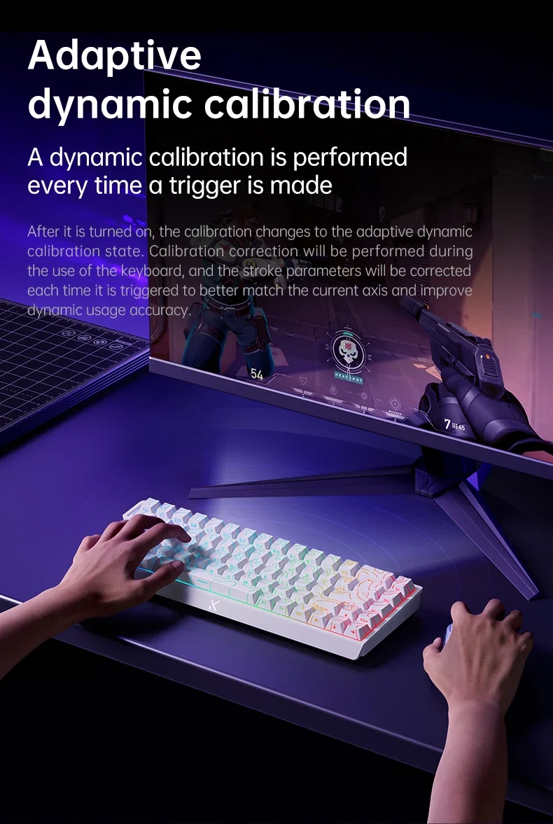 MCHOSE ace 60 pro美品ラピトリ0.01mm AP0.1mm 8k Amazon.com: FKZ x MCHOSE ACE 60 Pro Magnetic Switch Gaming