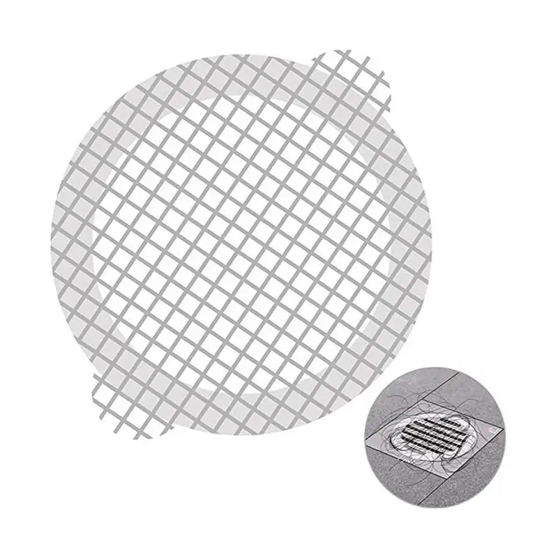 

Shower Drain Hair Catcher Floor Drain Filters Sticker Multifunctional Hair Catcher Drain Sink Strainer For Bathrooms Accessories