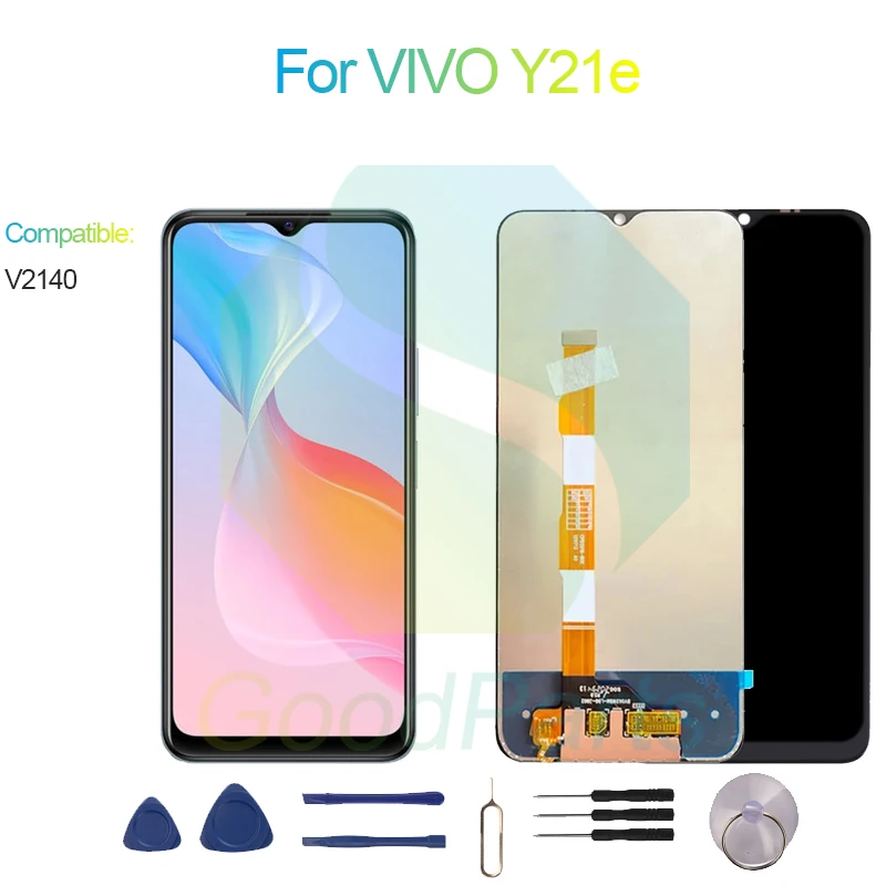 

ЖК-экран для VIVO Y21e, 6,51 дюйма, V2140, для VIVO Y21e, сменный сенсорный дигитайзер в сборе