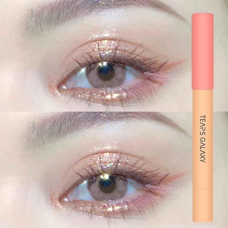 

1 шт. алмазные блестящие тени для век ручка мерцающий Шелковый карандаш хайлайтер долговечный жемчужный яркий водонепроницаемый макияж для глаз