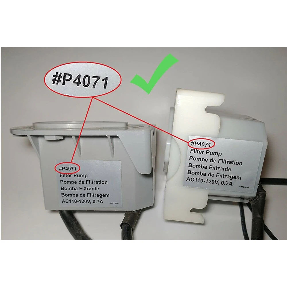 p4071, 58113 Hot Tub Water Pump Repair Kit For Bestway