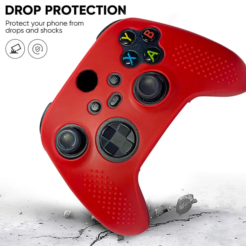 Anti-Slip Silicone Cover for Xbox Series X/S Controller Protector Silicone Protective Case for Xbox One S X Soft Thin Protection