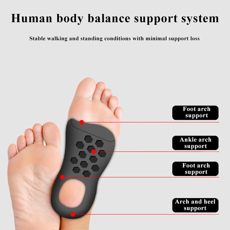 Flat Foot Insoles Arch Correction Foot Outside Inside Eight Flat xo Legs Plantar Correction Orthotic Heel Pads orthopedic insoles shoe insoles shoe heel pads