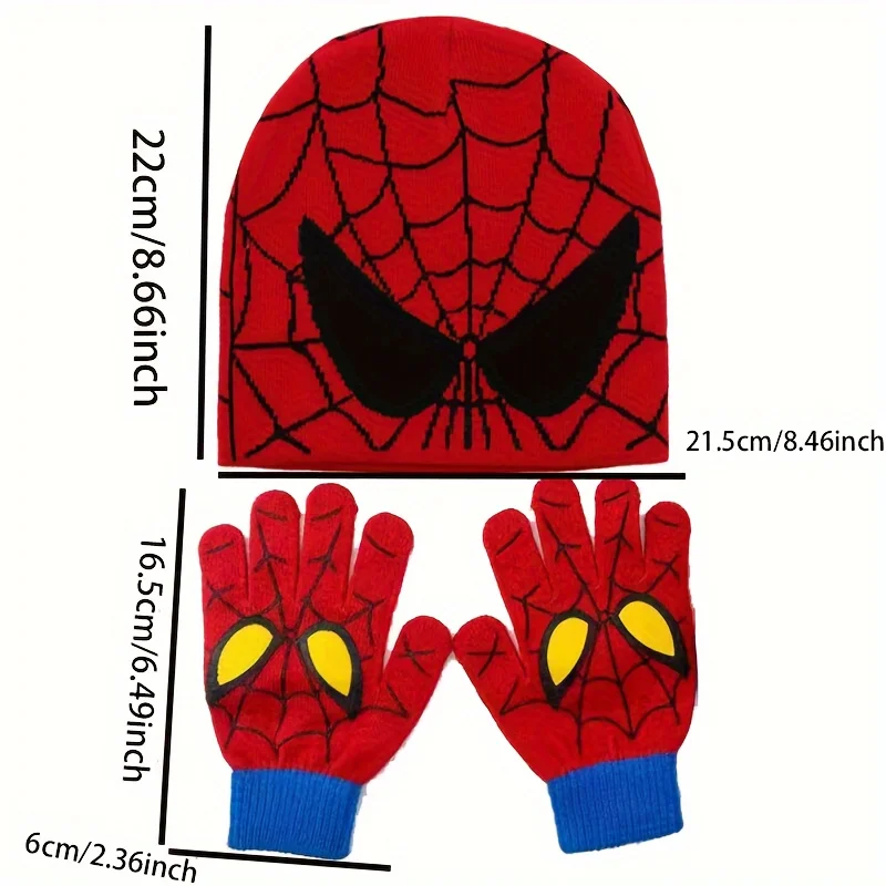 OVS SPIDER-MAN LOGO AND TRIPACK SET - Gants - Red Blue/rouge